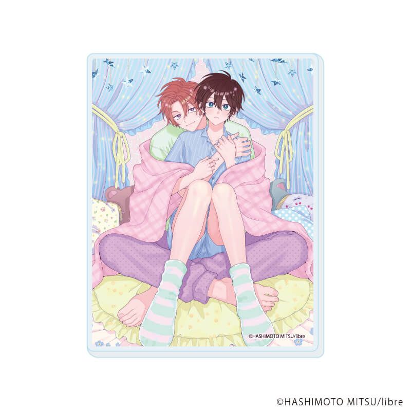 アクリルカード「王子さまの抱きまくら」01/ブラインド(6種)(公式&描き下ろしイラスト)