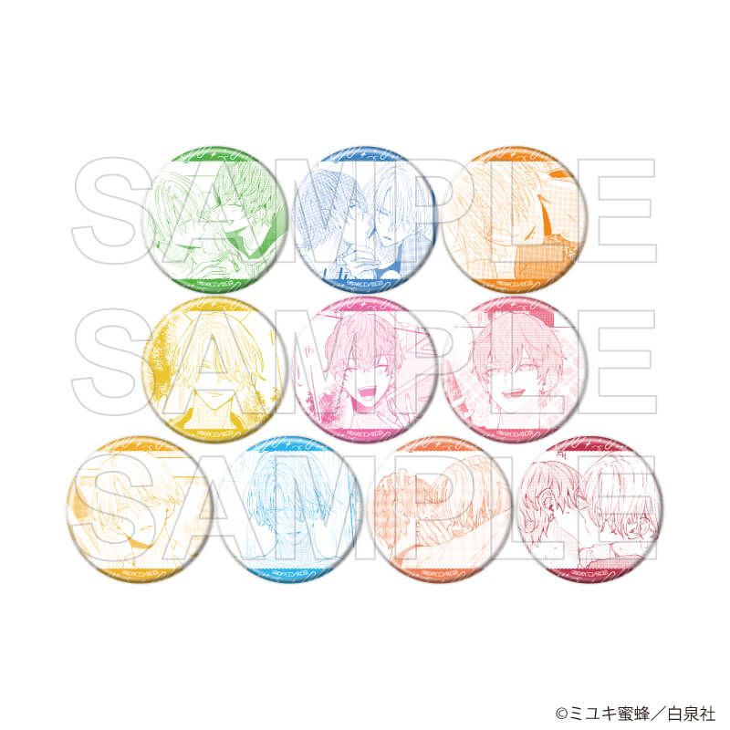 缶バッジ「ミユキ蜜蜂先生作品」01/コンプリートセット(全10種)