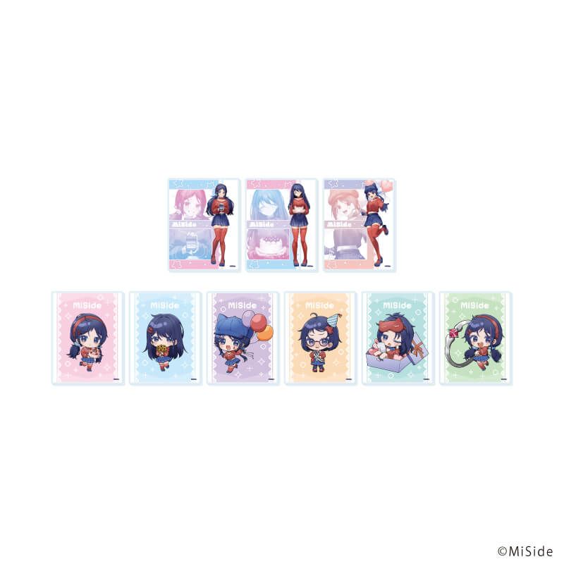 アクリルカード「MiSide : ミサイド」03/誕生日ver. コンプリートセット(全9種)(描き起こしイラスト)