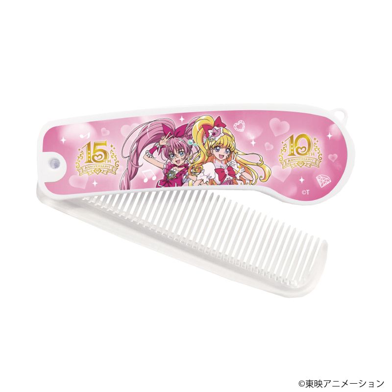 折りたたみコーム「スイートプリキュア♪」「魔法つかいプリキュア！」04/キュアメロディ＆キュアミラクル
