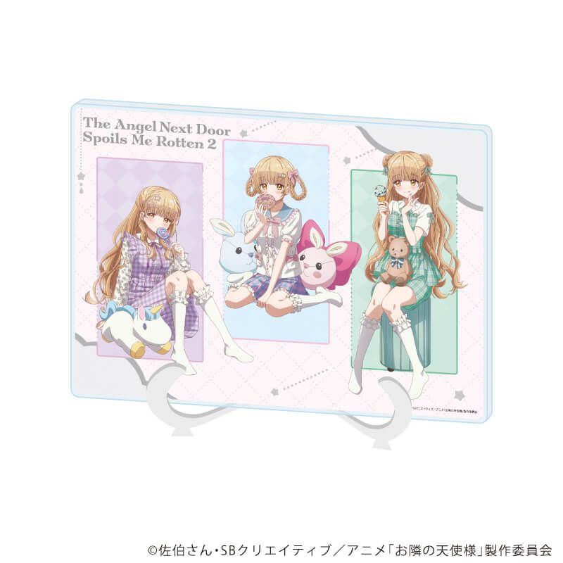 アクリルアートボード(A5サイズ)「お隣の天使様にいつの間にか駄目人間にされていた件2」04/ゆめかわ 集合デザイン(描き下ろしイラスト)