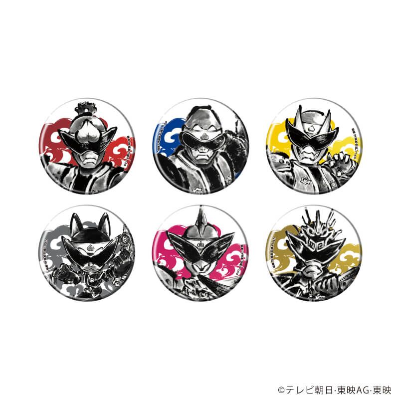 缶バッジ「暴太郎戦隊ドンブラザーズ」01/コンプリートセット(全6種)(描き起こしイラスト)