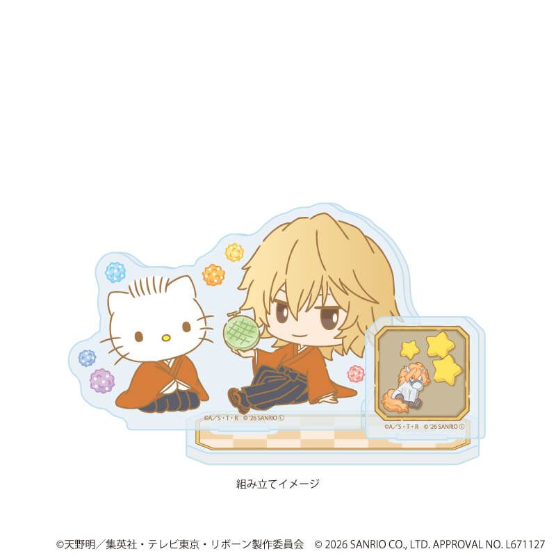 アクリルスタンドプレート「家庭教師ヒットマンREBORN!×SANRIO CHARACTERS」20/ディーノ×ディアダニエル(コラボイラスト)