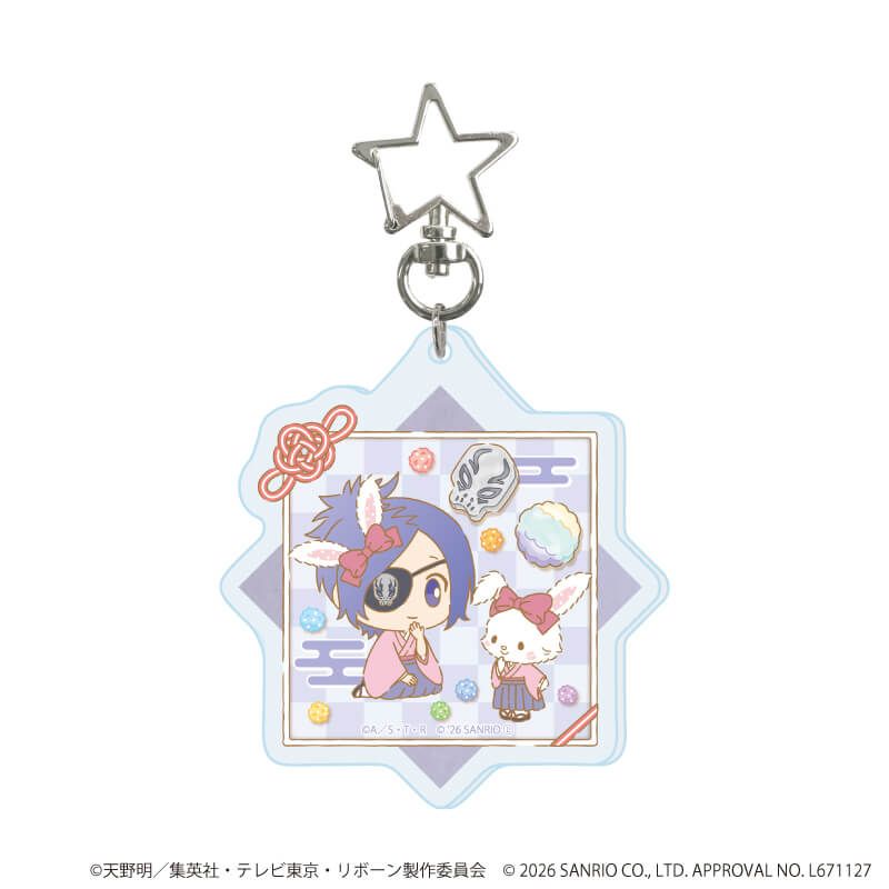 星型ナスカンアクリルキーホルダー「家庭教師ヒットマンREBORN!×SANRIO CHARACTERS」01/コンプリートセット(全10種)(コラボイラスト)
