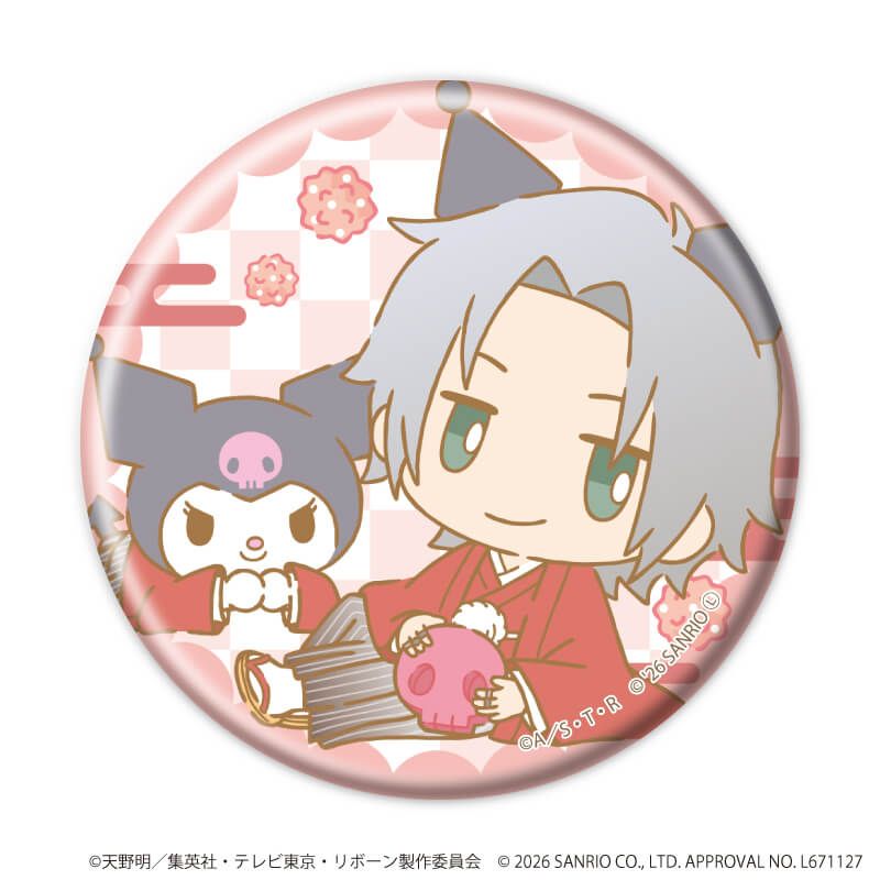 缶バッジ57ミリ「家庭教師ヒットマンREBORN!×SANRIO CHARACTERS」09/コンプリートセット(全10種)(コラボイラスト)