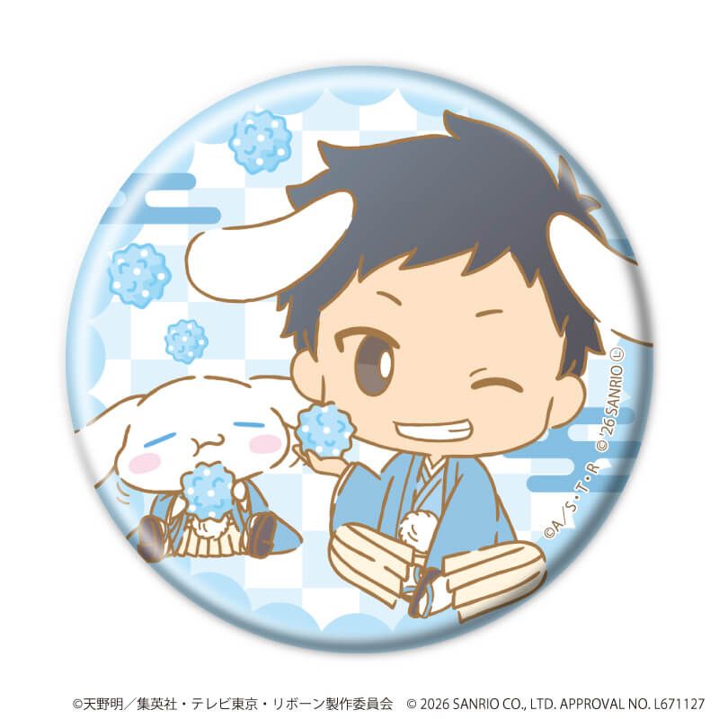 缶バッジ57ミリ「家庭教師ヒットマンREBORN!×SANRIO CHARACTERS」09/コンプリートセット(全10種)(コラボイラスト)