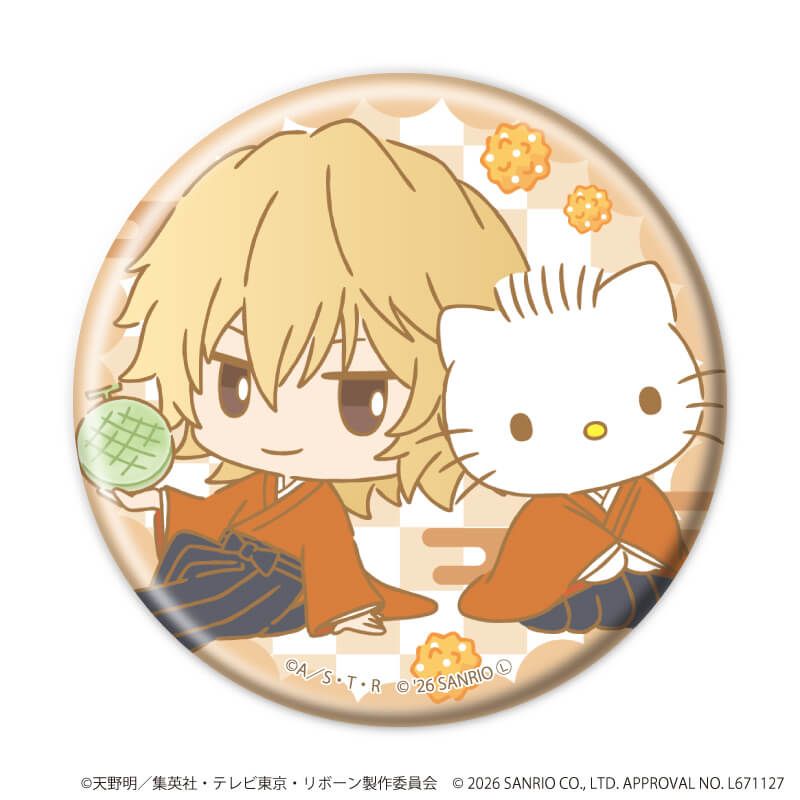 缶バッジ57ミリ「家庭教師ヒットマンREBORN!×SANRIO CHARACTERS」09/コンプリートセット(全10種)(コラボイラスト)