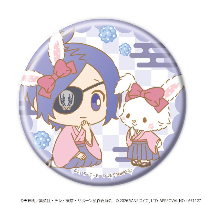 缶バッジ57ミリ「家庭教師ヒットマンREBORN!×SANRIO CHARACTERS」09/ブラインド(10種)(コラボイラスト)