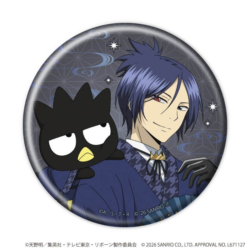 缶バッジ57ミリ「家庭教師ヒットマンREBORN!×SANRIO CHARACTERS」08/ブラインド(10種)(コラボイラスト)