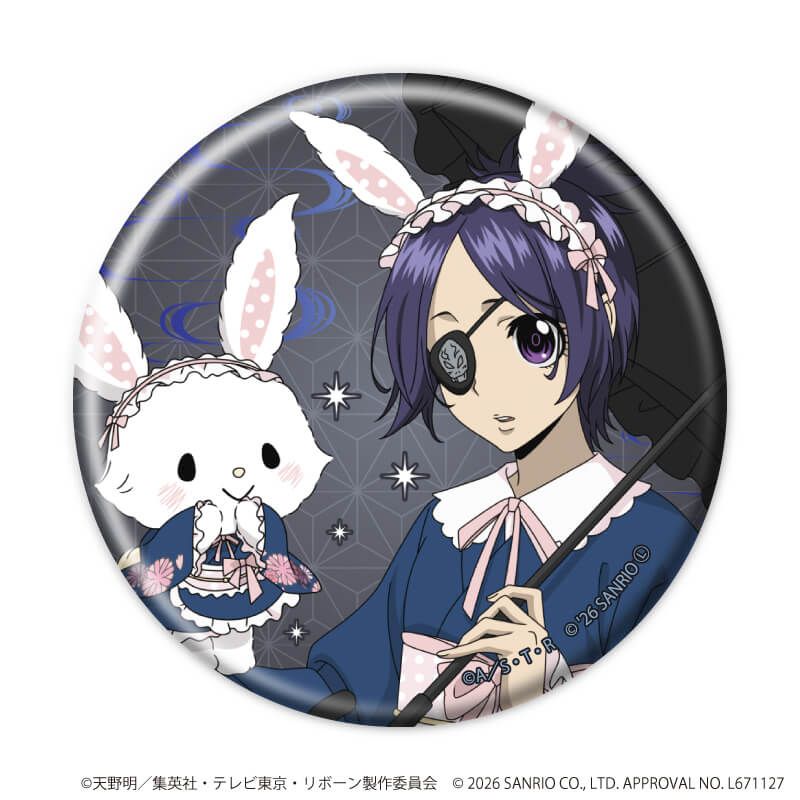 缶バッジ57ミリ「家庭教師ヒットマンREBORN!×SANRIO CHARACTERS」08/ブラインド(10種)(コラボイラスト)
