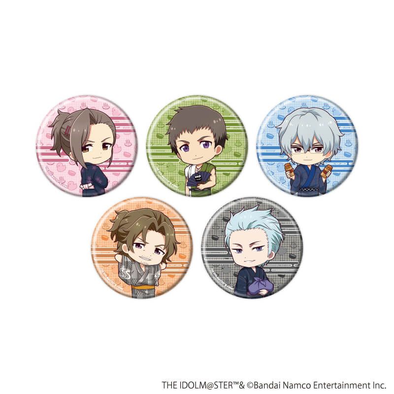 缶ミラー「アイドルマスター SideM」11/浴衣ver. コンプリートセット(全5種)(ミニキャライラスト)