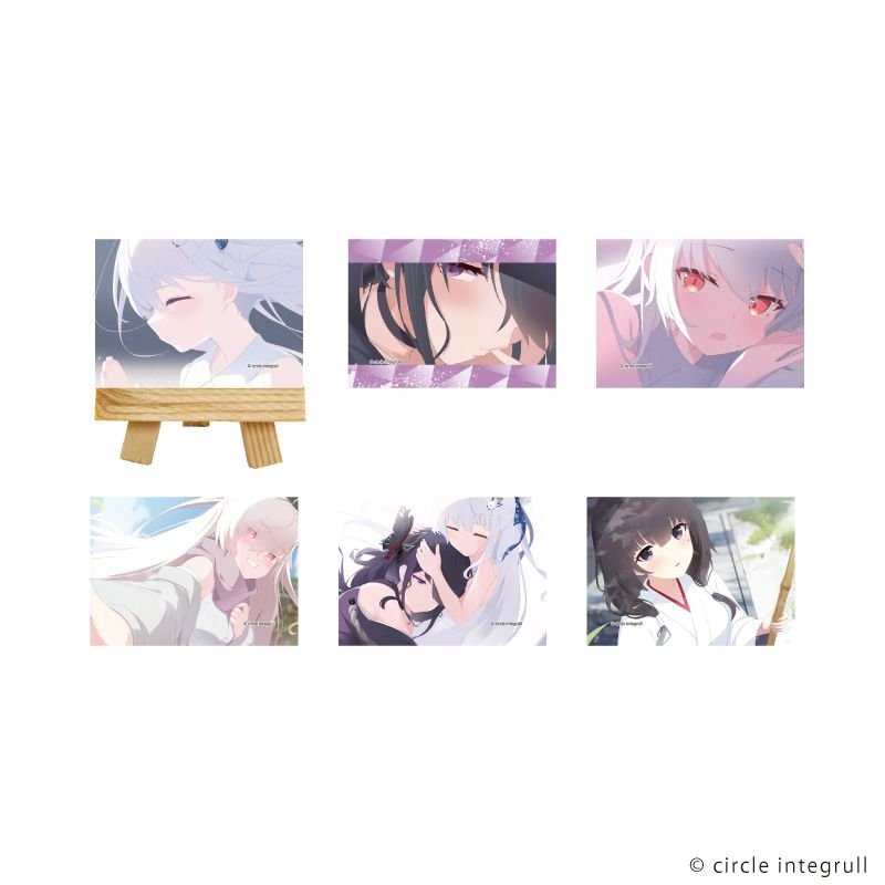 キャンバスボードミニ「カタネガイ」01/コンプリートセット(全6種)(場面写イラスト)