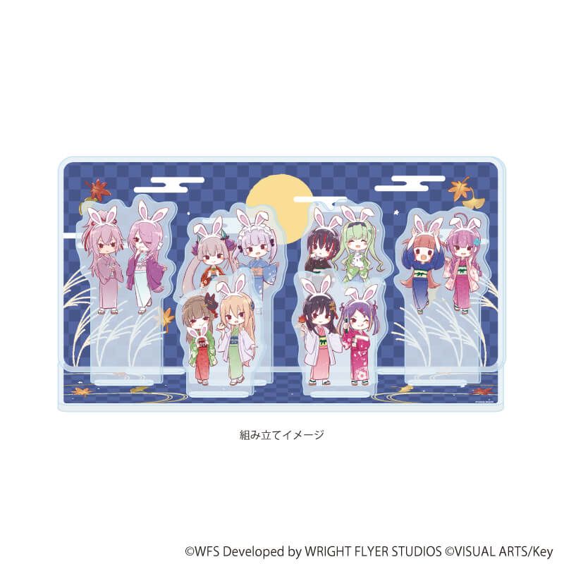 アクリルジオラマ「ヘブンバーンズレッド」11/30G&31D お月見ver.(グラフアートイラスト)