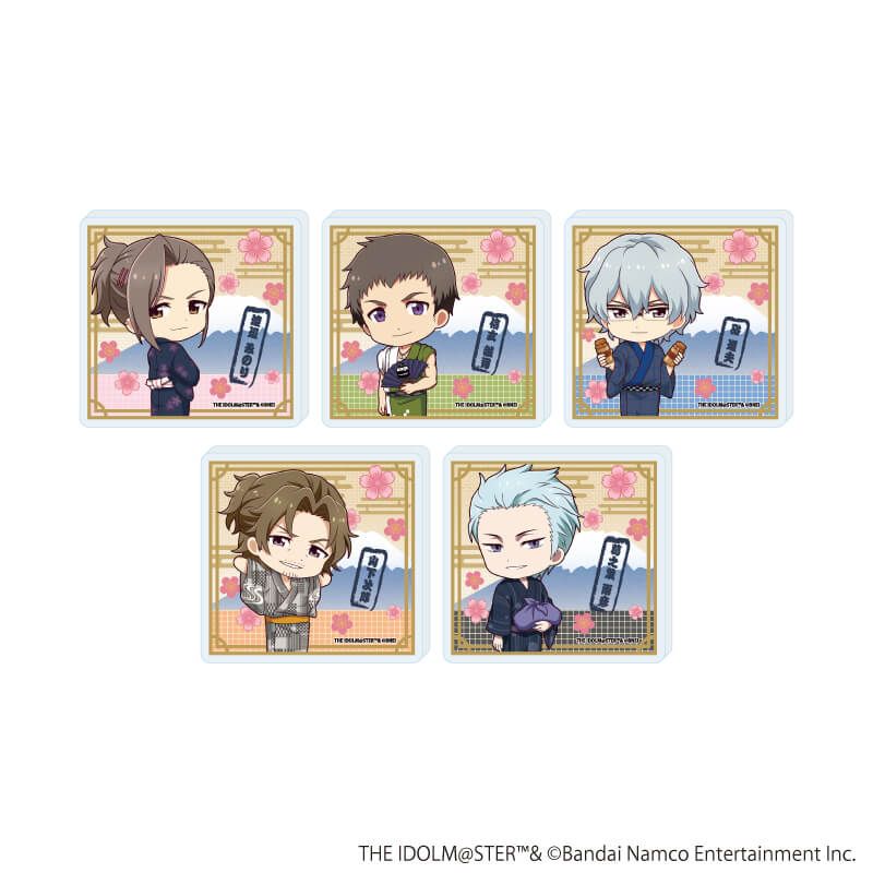 アクリルマグネット「アイドルマスター SideM」02/浴衣ver. トレーディング(5種)(ミニキャライラスト)