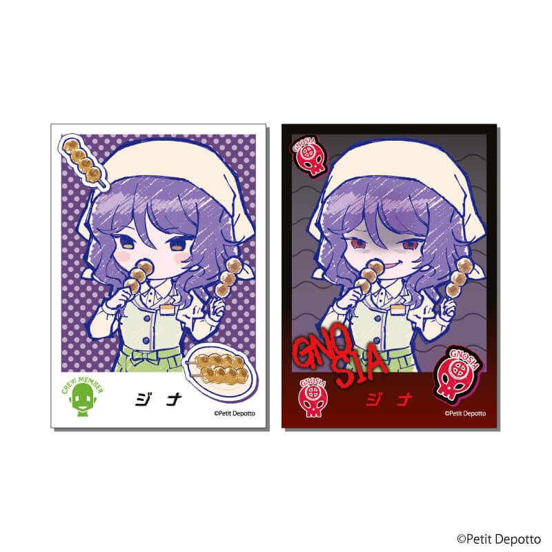 ミニフォト2枚入り「グノーシア」04/ジナ 学園祭ver.(グラフアートイラスト)
