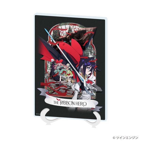 アクリルアートボード(A5サイズ)「THE RIBBON HERO リボンヒーロー」02/メインビジュアル(公式イラスト)