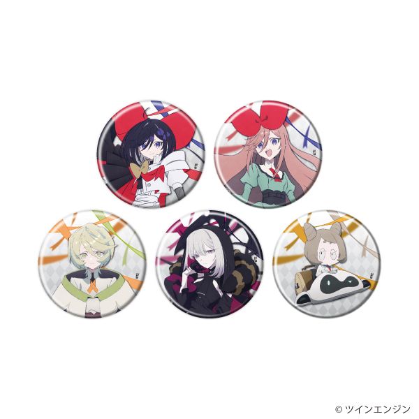 缶バッジ「THE RIBBON HERO リボンヒーロー」01/コンプリートセット(全5種)(公式イラスト)