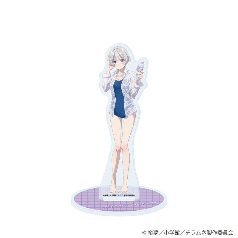 アクリルスタンド「TVアニメ 『千歳くんはラムネ瓶のなか』」16/西野明日風 プール開きver(描き下ろしイラスト)