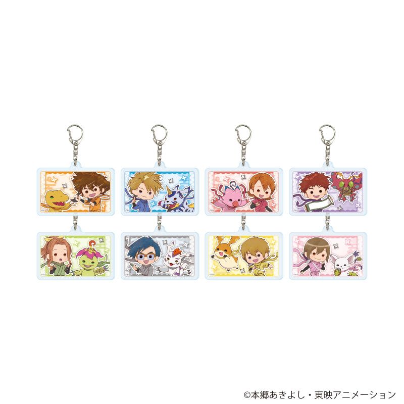 アクリルキーホルダー「デジモンアドベンチャー」17/忍者ver. コンプリートセット(全8種)(グラフアートイラスト)