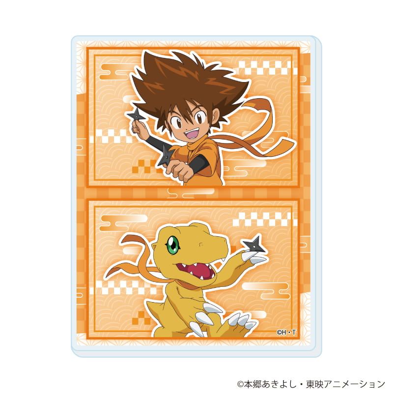 アクリルカード「デジモンアドベンチャー」02/忍者ver. コンプリートセット(全8種)(描き下ろしイラスト)