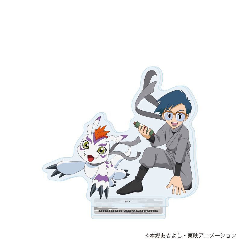 アクリルスタンド「デジモンアドベンチャー」30/城戸丈&ゴマモン 忍者ver..(描き下ろしイラスト)