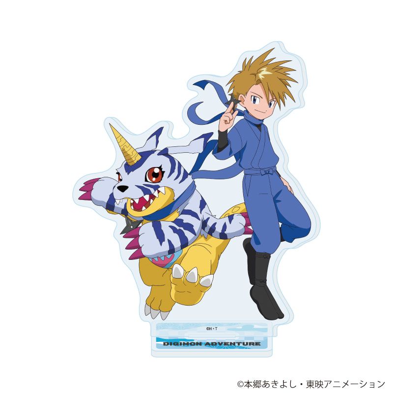 アクリルスタンド「デジモンアドベンチャー」26/石田ヤマト&ガブモン 忍者ver.(描き下ろしイラスト)