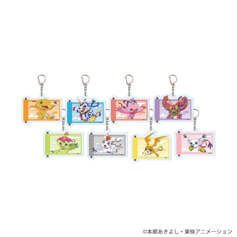 アクリルキーホルダー「デジモンアドベンチャー」16/忍者ver. コンプリートセット(全8種)(描き下ろしイラスト)