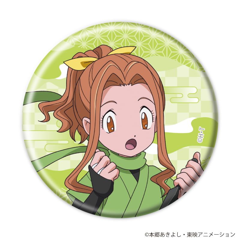 缶バッジ「デジモンアドベンチャー」09/忍者ver. コンプリートセット(全8種)(描き下ろしイラスト)