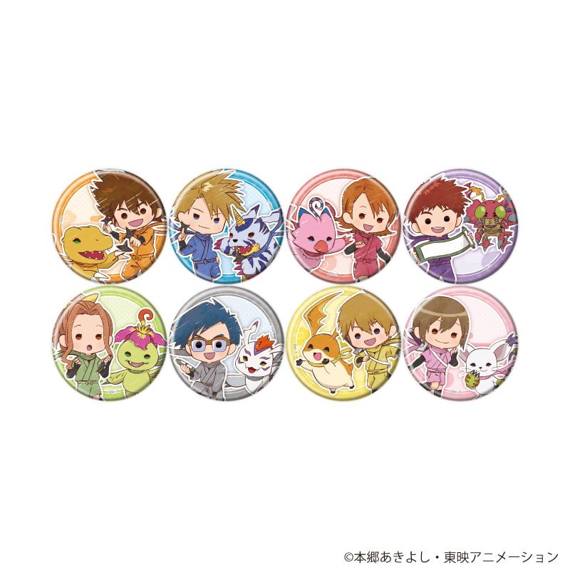 缶バッジ「デジモンアドベンチャー」11/忍者ver. ブラインド(8種)(グラフアートイラスト)