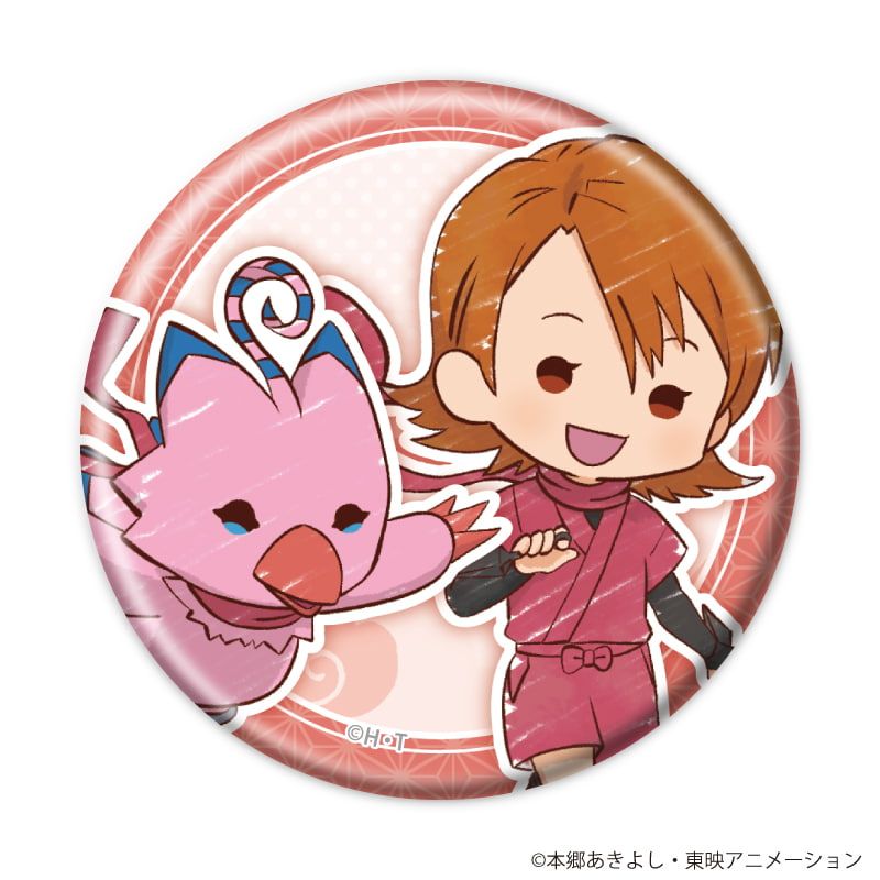 缶バッジ「デジモンアドベンチャー」11/忍者ver. ブラインド(8種)(グラフアートイラスト)