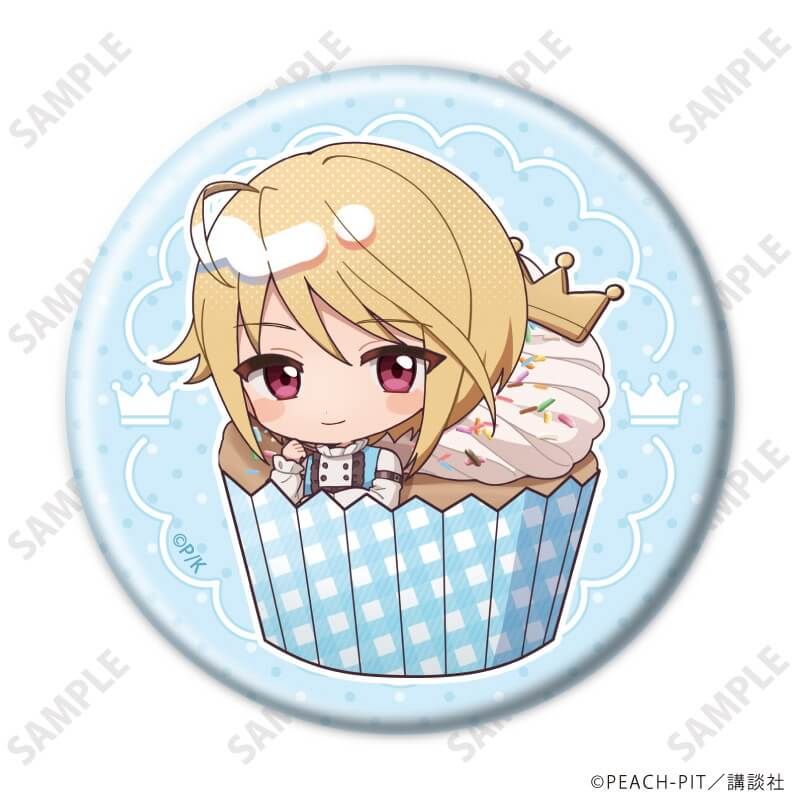 缶バッジ「しゅごキャラ！」53/カップケーキver. コンプリートセット(全9種)(ミニキャライラスト)