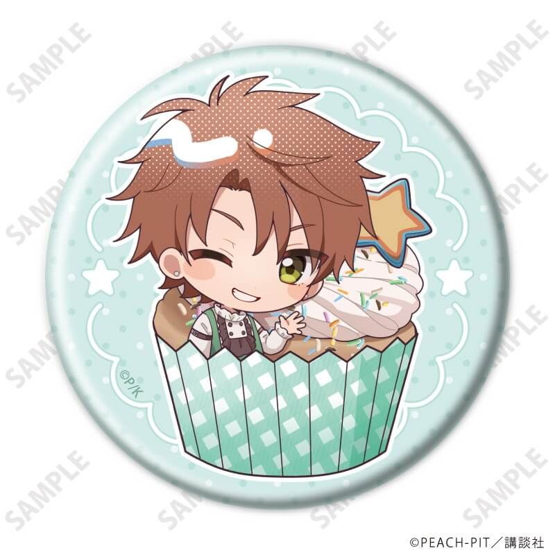 缶バッジ「しゅごキャラ！」53/カップケーキver. コンプリートセット(全9種)(ミニキャライラスト)
