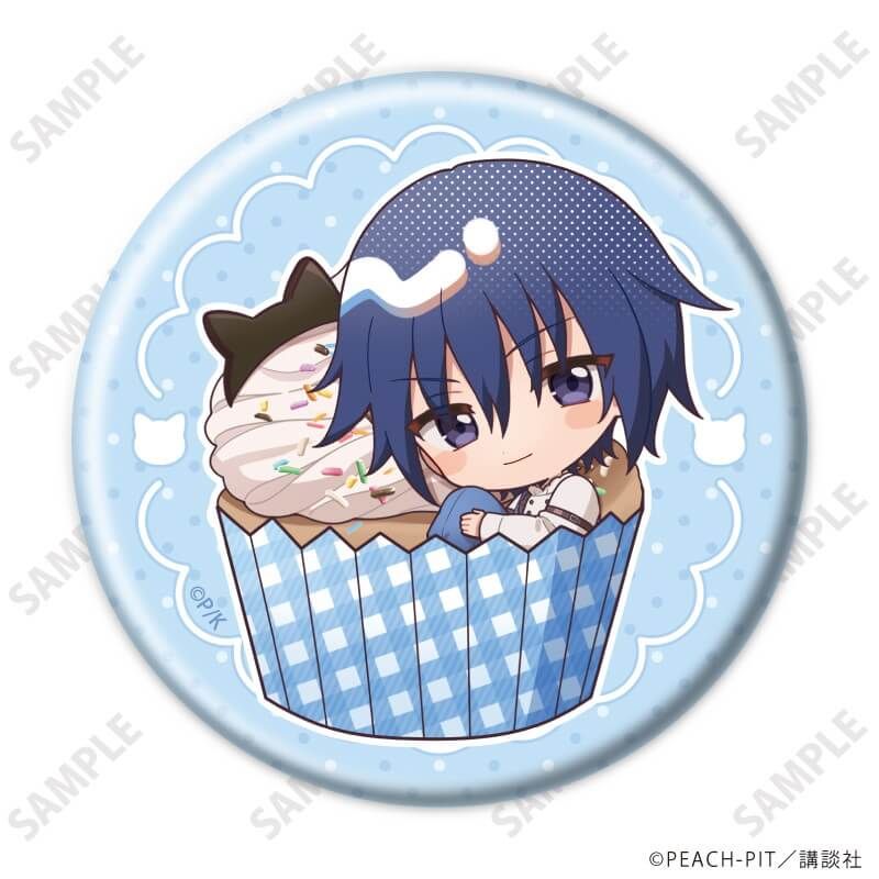 缶バッジ「しゅごキャラ！」53/カップケーキver. コンプリートセット(全9種)(ミニキャライラスト)