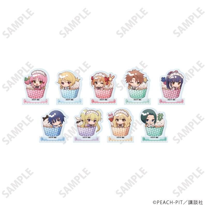 アクリルぷちスタンド「しゅごキャラ！」29/カップケーキver. ブラインド(9種)(ミニキャライラスト)