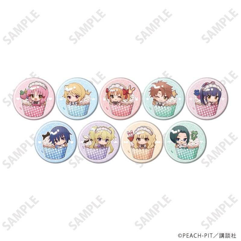 缶バッジ「しゅごキャラ！」53/カップケーキver. ブラインド(9種)(ミニキャライラスト)