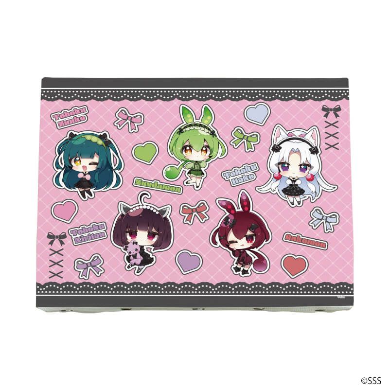 キャンバスボード「東北ずん子・ずんだもんプロジェクト」01/集合デザイン(ミニキャライラスト)