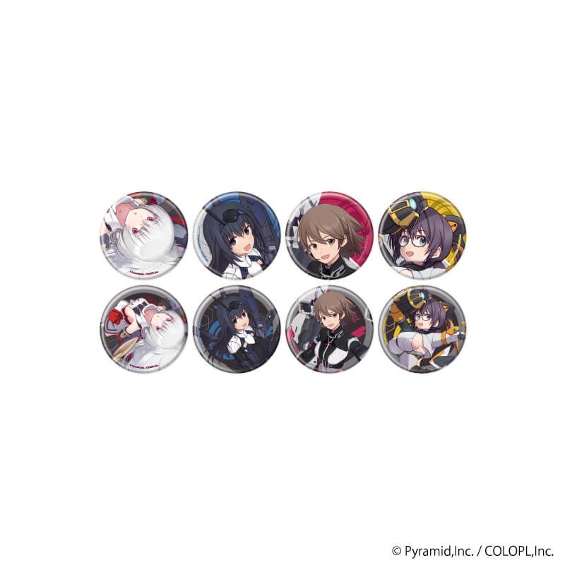 缶バッジ「アリス・ギア・アイギス」13/ブラインド(8種)(描き下ろしイラスト)