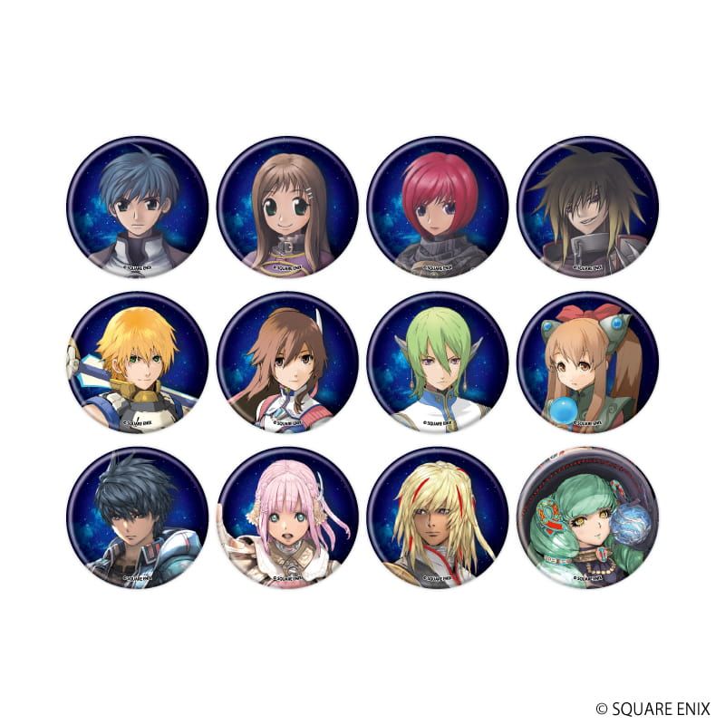 缶バッジ「スターオーシャンシリーズ」03/C コンプリートセット(全12種)(公式イラスト)
