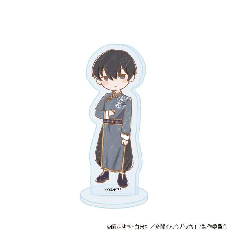 アクリルぷちスタンド「多聞くん今どっち！？」03/チャイナ服ver.コンプリートセット(全6種)(レトロアートイラスト)