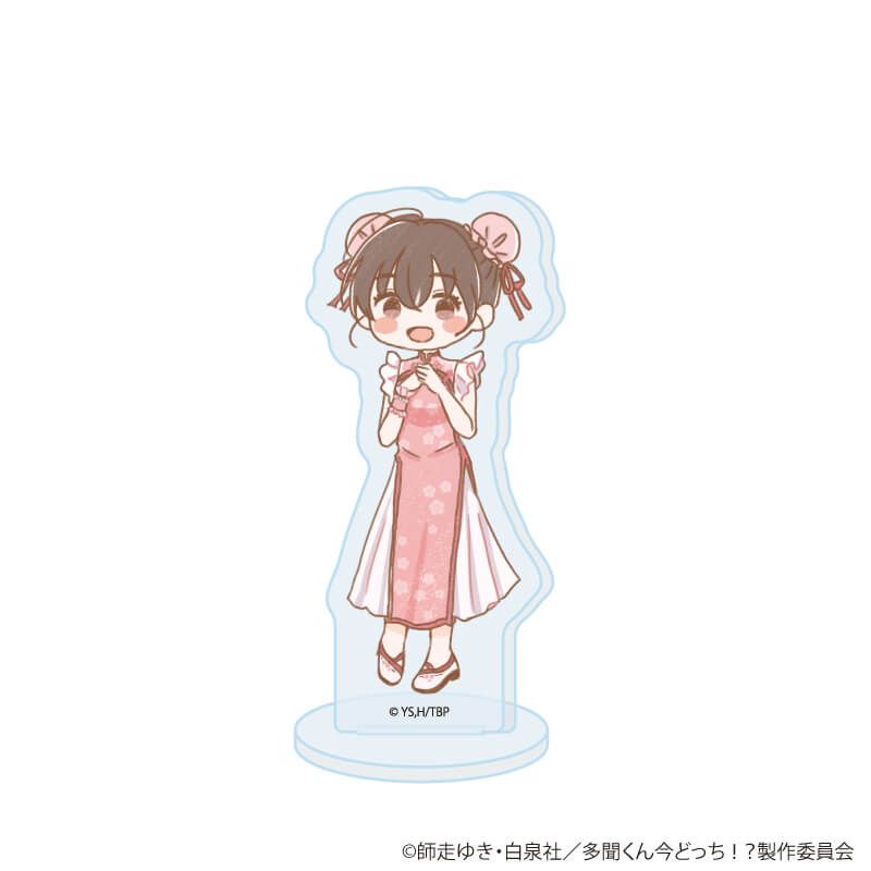 アクリルぷちスタンド「多聞くん今どっち！？」03/チャイナ服ver.ブラインド(6種)(レトロアートイラスト)