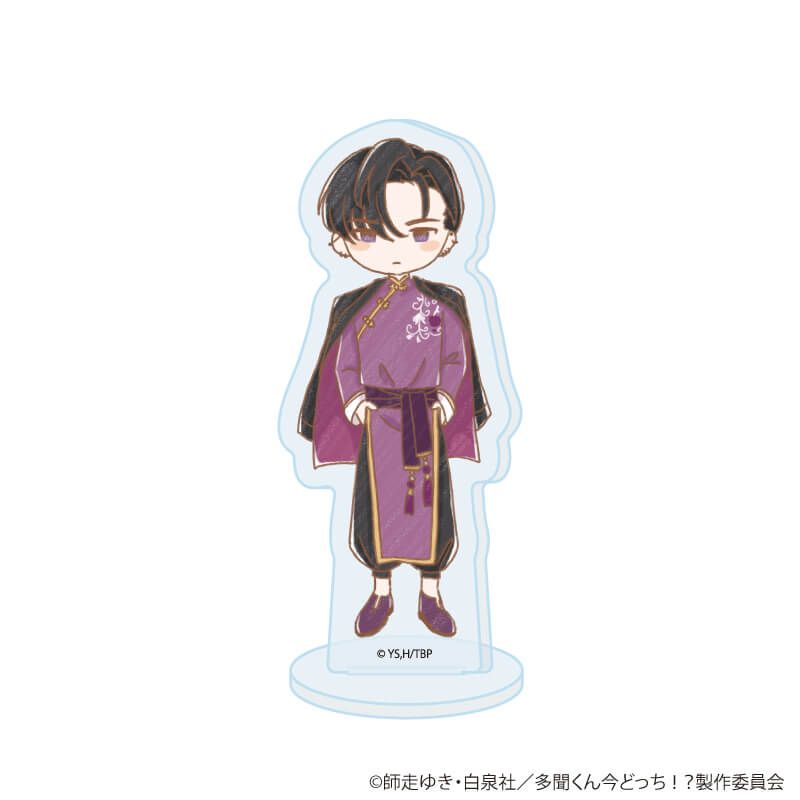アクリルぷちスタンド「多聞くん今どっち！？」03/チャイナ服ver.ブラインド(6種)(レトロアートイラスト)