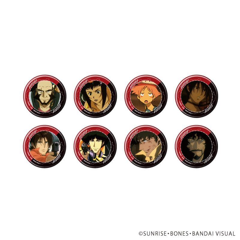 缶バッジ「COWBOY BEBOP 天国の扉」01/コンプリートセット(全8種)(場面写イラスト)