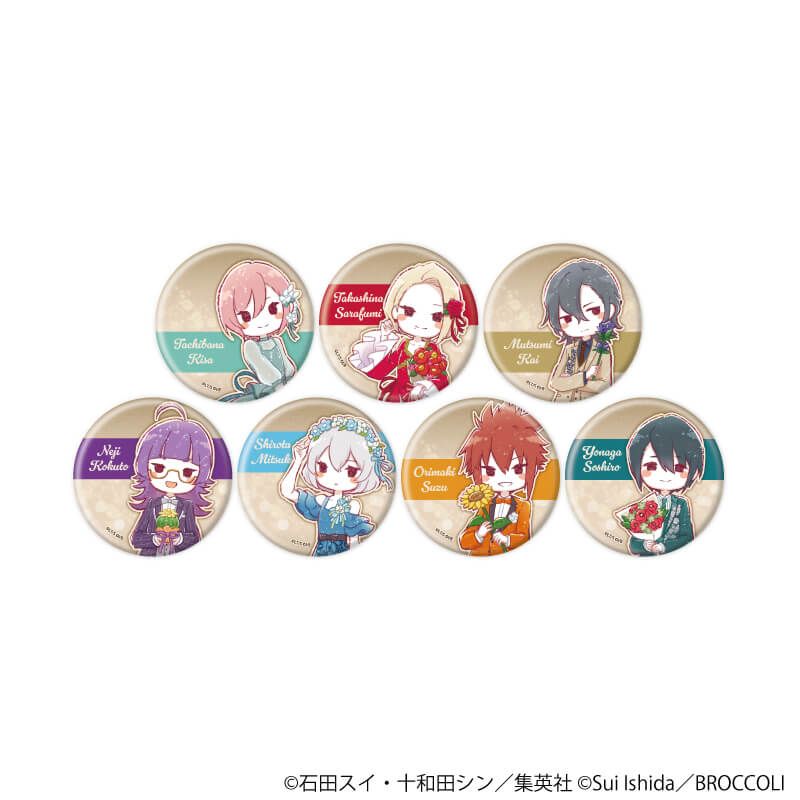 缶バッジ『ジャックジャンヌ』17/フォーマル+花ver. コンプリートセット(全7種)(グラフアートイラスト)