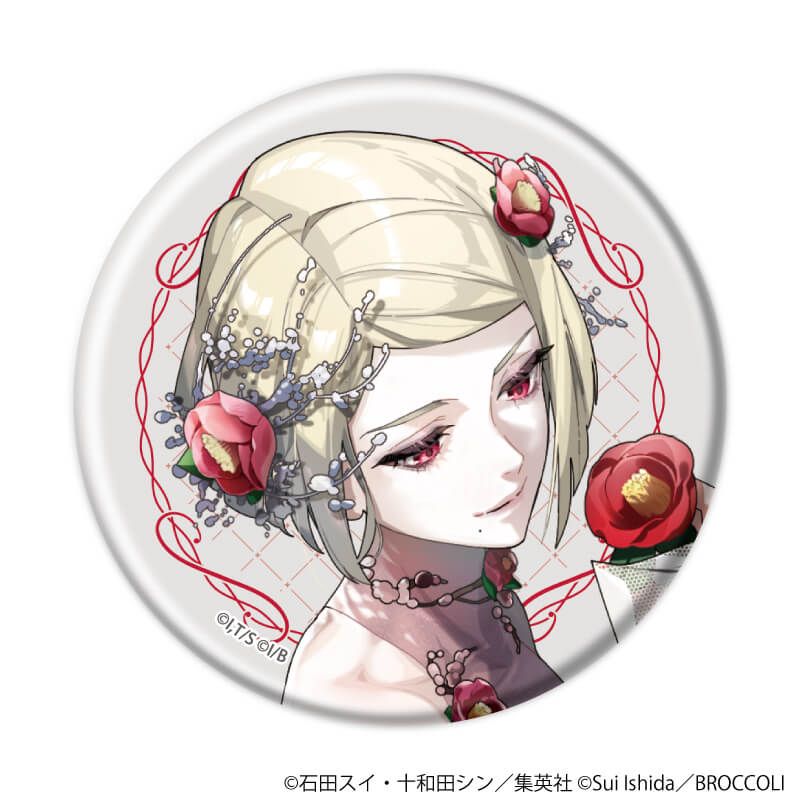 缶バッジ『ジャックジャンヌ』16/フォーマル+花ver. ブラインド(7種)(描き起こしイラスト)