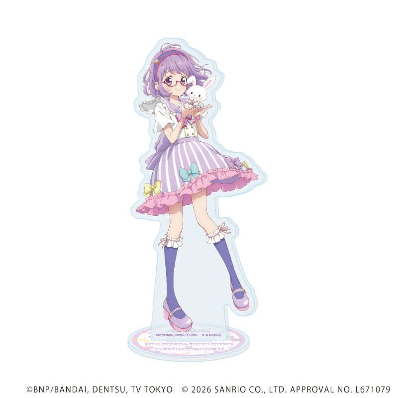 アクリルスタンド「アイカツスターズ！×サンリオキャラクターズ」13/七倉小春×ウィッシュミーメル(コラボイラスト(等身))