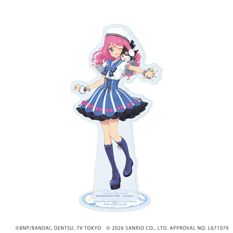 アクリルスタンド「アイカツスターズ！×サンリオキャラクターズ」12/桜庭ローラ×クロミ(コラボイラスト(等身))