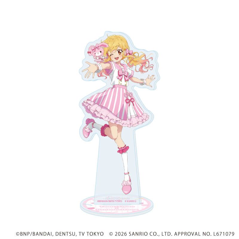 アクリルスタンド「アイカツスターズ！×サンリオキャラクターズ」11/虹野ゆめ×ぼんぼんりぼん(コラボイラスト(等身))