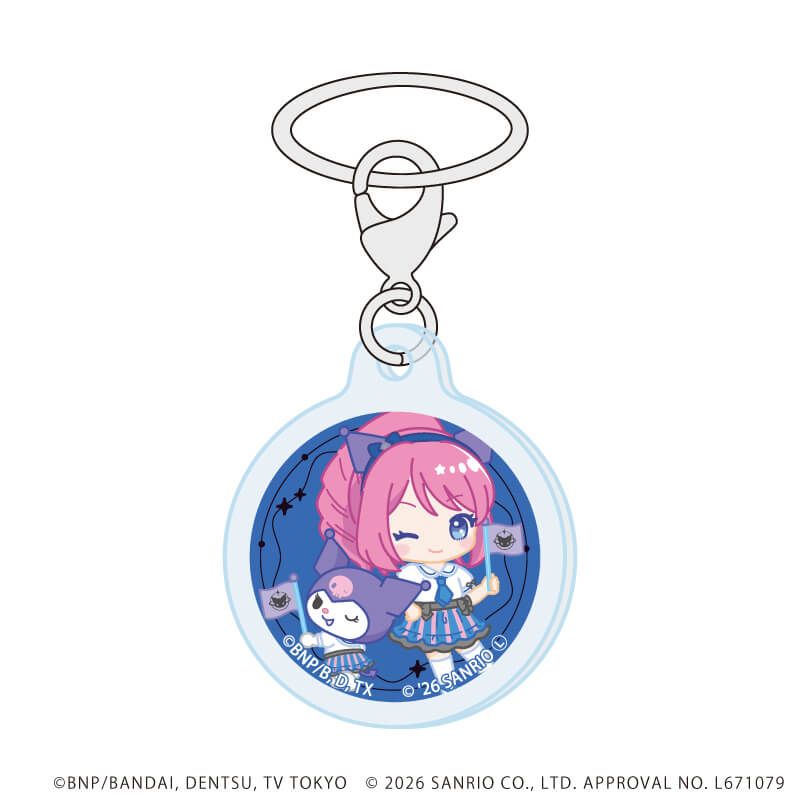 アンブレラマーカー「アイカツスターズ！×サンリオキャラクターズ」01/トレーディング(10種)(コラボイラスト(ミニキャラ))