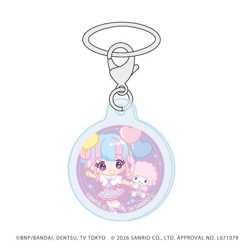 アンブレラマーカー「アイカツスターズ！×サンリオキャラクターズ」01/トレーディング(10種)(コラボイラスト(ミニキャラ))