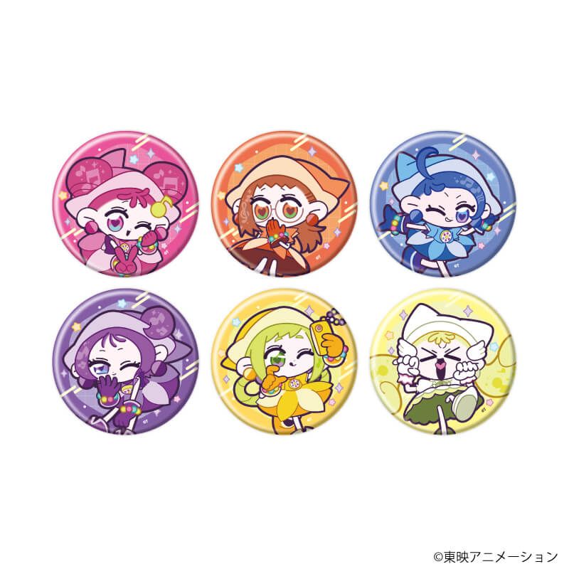 缶バッジ「おジャ魔女どれみにょん」01/コンプリートセット(全6種)(公式イラスト)